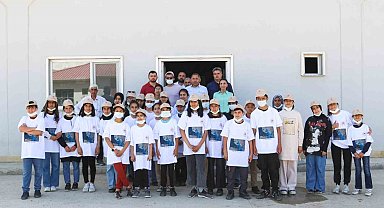 Öğrenciler katı atık entegre tesisini gezdi