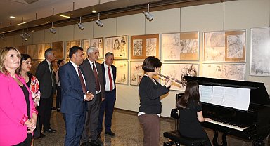 Öğrencilerden yıl sonu sanat sergisi