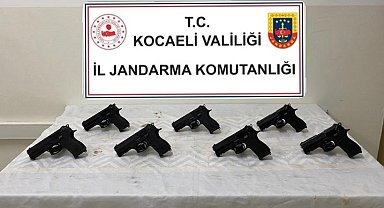 Operasyonda 7 ruhsatsız tabanca ele geçirildi