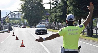 Ordu'da bir haftada yaklaşık 10 bin araç denetlendi