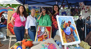 Ordu'da hayat boyu öğrenilen el emeği ürünler sergilendi