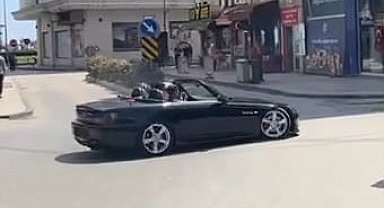 Ordu'da otomobiliyle drift yapan sürücüye 72 bin TL ceza