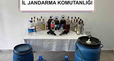 Ortaca'da sahte alkol operasyonu