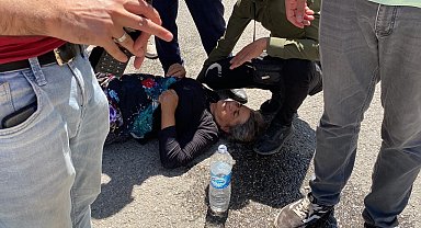 Otomobil yayaya çarptı: 1 yaralı