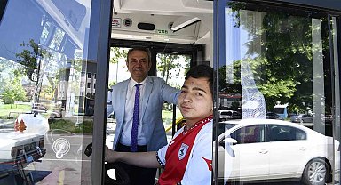 Özel çocuğun hayali gerçekleşti