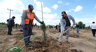 Özel EOSB Meslek Lisesi ilk mezunları için hatıra ormanı oluşturdu