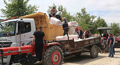 Pamukkale Belediyesinden Goncalılı afetzedelere destek
