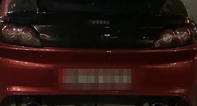 Park içerisinde drift atan sürücüye 33 bin lira ceza