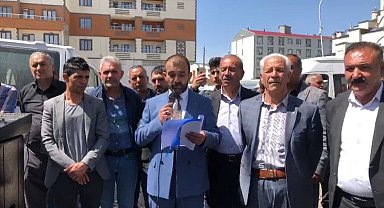 Patnos Şoförler Odasından bozuk yollara tepki