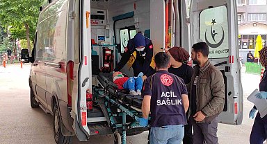 Pencereden düşen bebek yaralandı