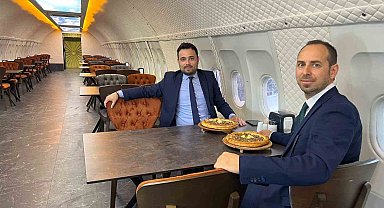 Pistten çıkan uçak pide salonu olarak hizmet vermeye başladı