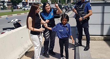 Polis lösemi hastası Hira Nur'un hayalini yerine getirdi