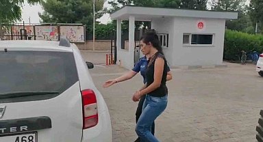 Polisin ipten aldığı kadın uyuşturucudan tutuklandı