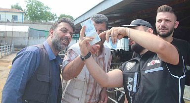 Polisten kurban satıcılarına "sahte para" uyarısı