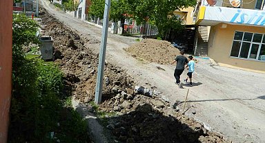 Posof'ta doğalgaz alt yapı çalışmaları sürüyor
