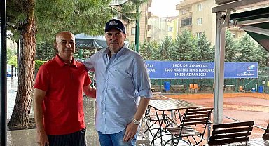 Prof. Dr. Ayhan Kızıl T400 Masters Tenis Turnuvası'nda 6. yıl heyecanı