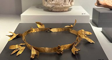 Roma Valisi'nin 2 bin yıllık altın tacı İznik Müzesi'nde sergileniyor