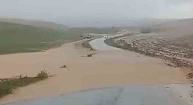 Sağanak yağış sele dönüştü, tarım arazileri zarar gördü