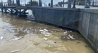 Sahil plastik atık çöplüğüne döndü