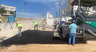 Şahinbey'de havalar ısında asfalt çalışmaları hız kazandı