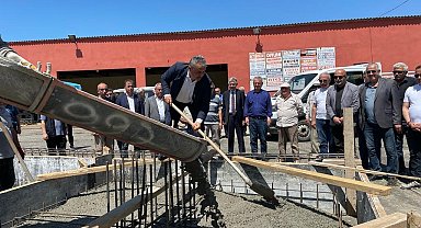 Saltukova'da nikah ve kültür merkezinin temeli atıldı