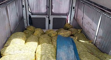 Samsun'da deniz polisi 80 çuval kaçak midye ele geçirdi