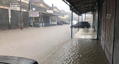 Samsun'da sanayi bölgesi göle döndü