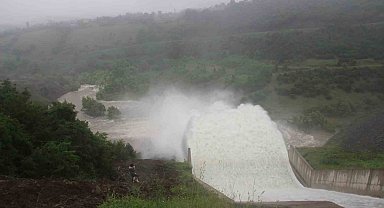Samsun'da sel barajları doldurdu