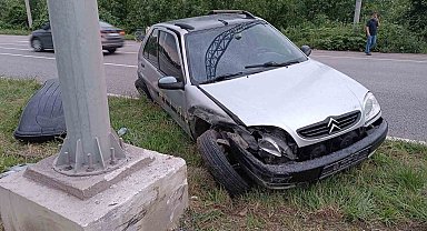 Samsun'da trafik kazası: 2 yaralı