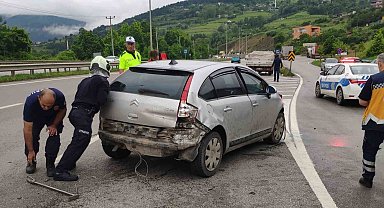 Samsun'da trafik kazası: 4 yaralı