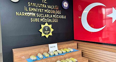 Şanlıurfa'da 11 kilo 500 gram uyuşturucu ele geçirildi