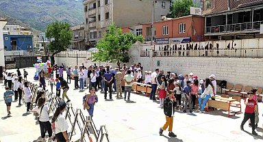 Sason'da öğrencilerin yıl sonu sergisi ilgi gördü