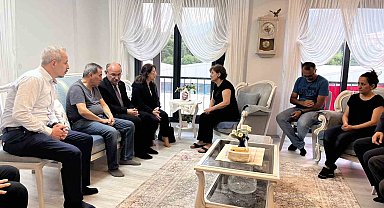 Şehit ailesinin acısını paylaştılar