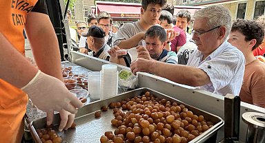 Şehit Jandarma Oğuzhan Arduç için lokma döktürüldü