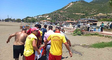 Şeker hastası yaşlı adamın deniz keyfi kabusa döndü