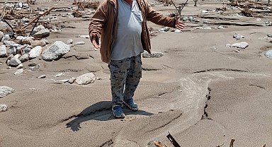 Sel gitti izi kaldı