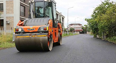 Serdivan'da asfalt çalışmaları devam ediyor