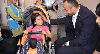 Siirt'te engellilere akülü araç ve malzeme desteği sağlandı