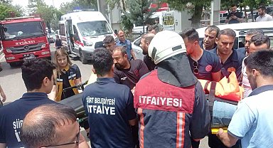 Siirt'te iki araç çarpıştı: 1 yaralı