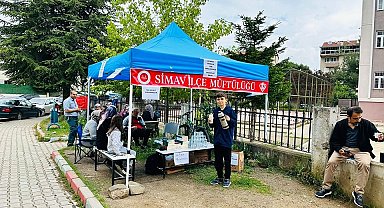 Simav Müftülüğünden sınava girecek öğrencilere ücretsiz ikram ve emanet alımı hizmeti