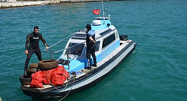 Sinop'ta Çevre Haftası'nda sualtı temizliği