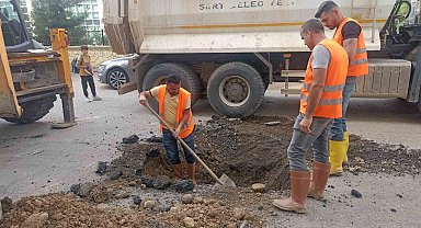 SİSKİ ekipleri arızalara müdahale ediyor