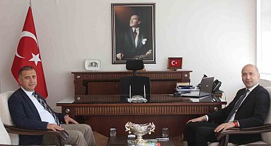 Söke Belediye Başkanı Arıkan, Kaymakam Güney ile bir araya geldi