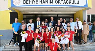 Söke'de şampiyona müthiş karşılama