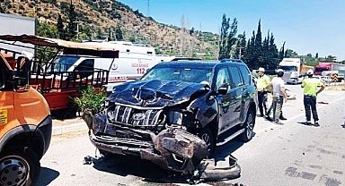 Söke'de trafik kazası: 1 yaralı