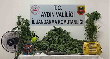 Söke'de uyuşturucu imalathanesine baskın: 1 gözaltı