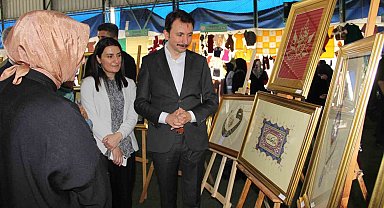 Solhan'da el emeği göz nuru ürünler sergilendi