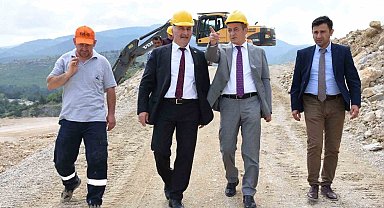 Sözen taç ocağında incelemede bulundu