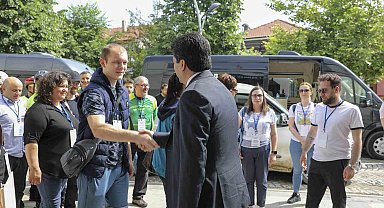 SUBÜ'de AB projesi için 'Bisiklet Odası' açıldı