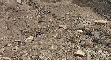Sungurlu'da yağış toprak kaymasına neden oldu